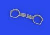 Eduard 672323 Bf 109F/ G wheel bays angular PRINT EDUARD 1/72